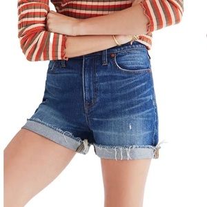 Madewell Highrise Denim Cutoff Jean shorts. Sz. 28